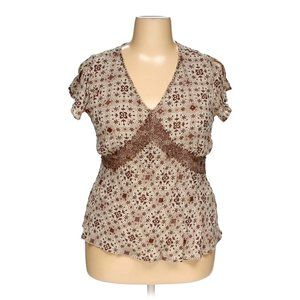 FADED GLORY TOP PLUS SIZE (BROWN)